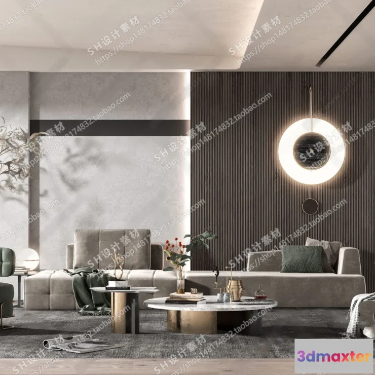 1117338 - LIVING ROOM 3D SCENES - VRAY RENDER - 038