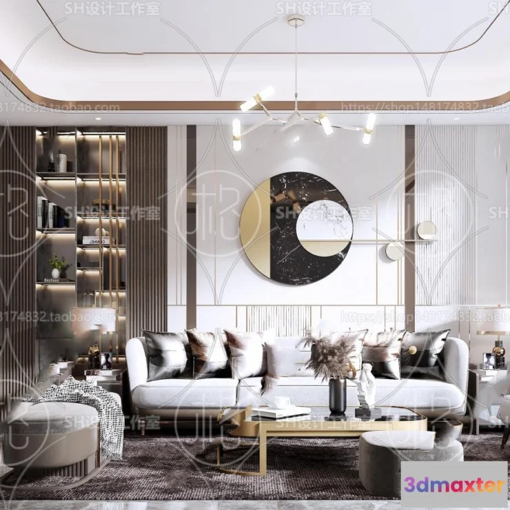 1117356 - LIVING ROOM 3D SCENES - VRAY RENDER - 047
