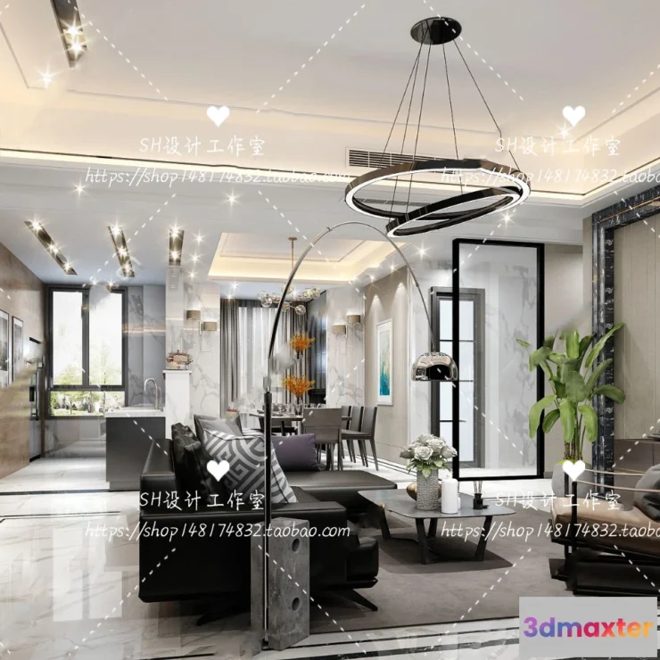 1117370 - LIVING ROOM 3D SCENES - VRAY RENDER - 054