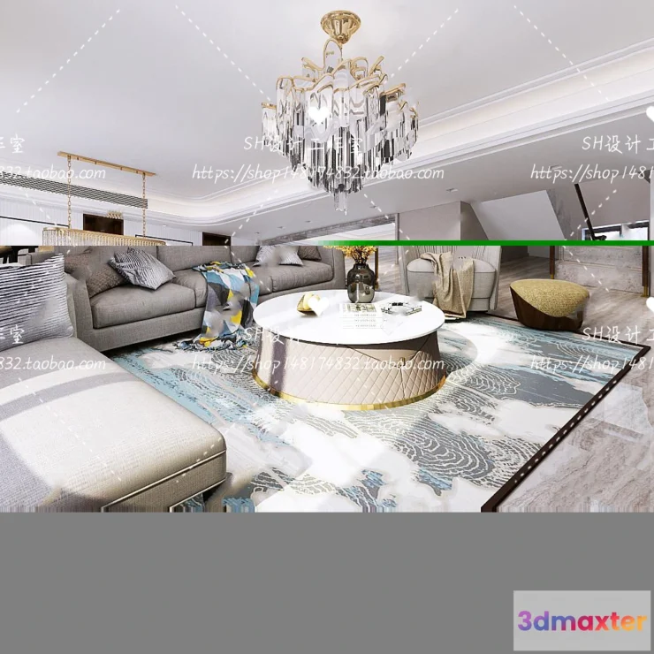 1117372 - LIVING ROOM 3D SCENES - VRAY RENDER - 055