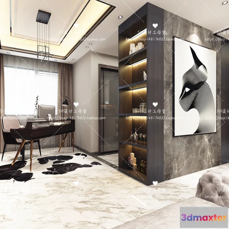 1117412 - LIVING ROOM 3D SCENES - VRAY RENDER - 075