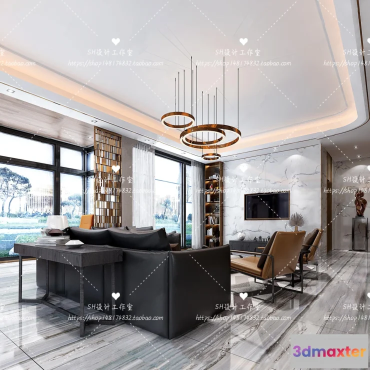 1117440 - LIVING ROOM 3D SCENES - VRAY RENDER - 089