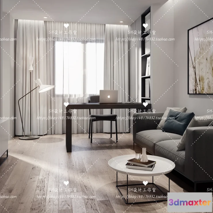 1117470 - LIVING ROOM 3D SCENES - VRAY RENDER - 104