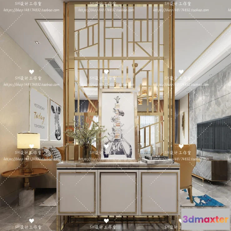 1117482 - LIVING ROOM 3D SCENES - VRAY RENDER - 110