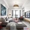 1117554 - LIVING ROOM 3D SCENES - VRAY RENDER - 146