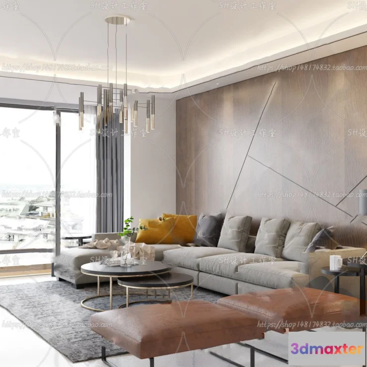 1117560 - LIVING ROOM 3D SCENES - VRAY RENDER - 149