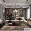 1117566 - LIVING ROOM 3D SCENES - VRAY RENDER - 152