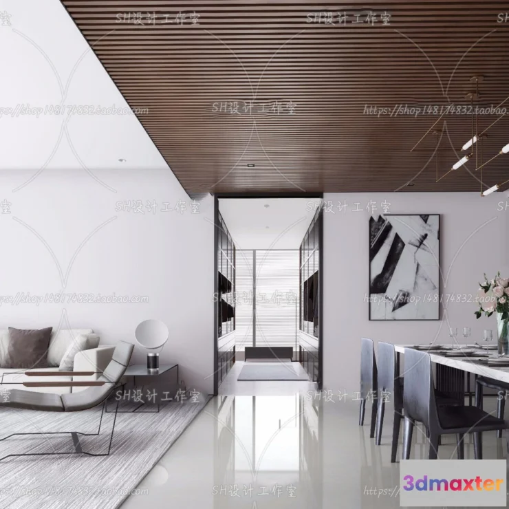 1117588 - LIVING ROOM 3D SCENES - VRAY RENDER - 163