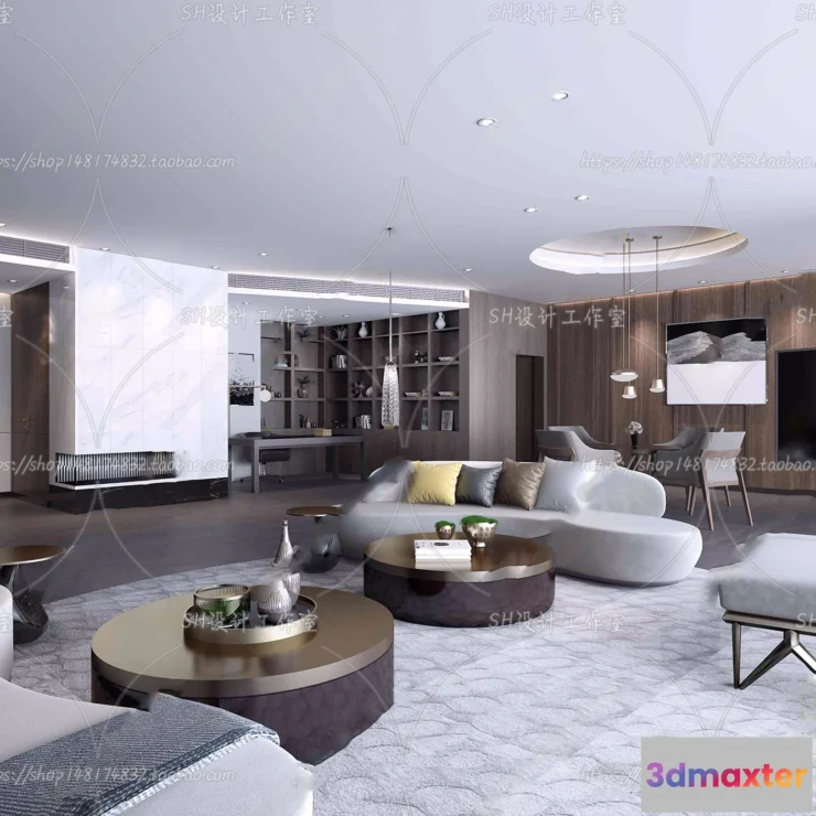 1117616 - LIVING ROOM 3D SCENES - VRAY RENDER - 177
