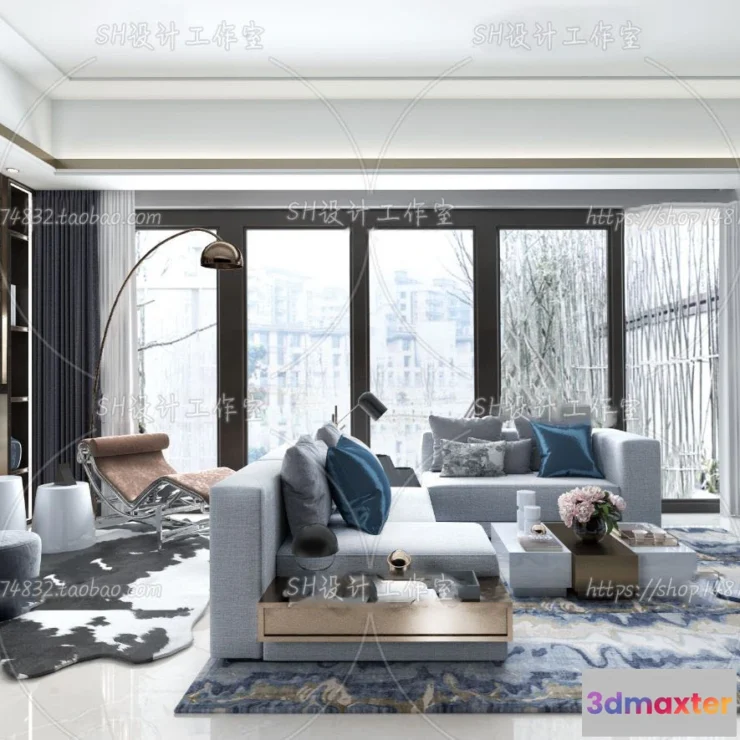 1117618 - LIVING ROOM 3D SCENES - VRAY RENDER - 178