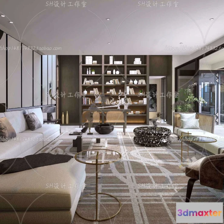 1117636 - LIVING ROOM 3D SCENES - VRAY RENDER - 187