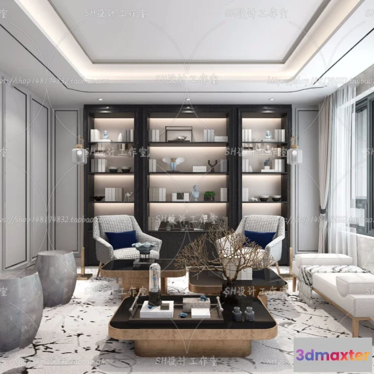 1117640 - LIVING ROOM 3D SCENES - VRAY RENDER - 189