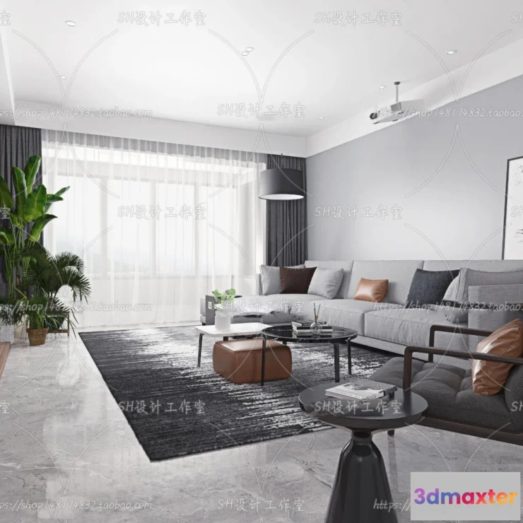 1117648 - LIVING ROOM 3D SCENES - VRAY RENDER - 193
