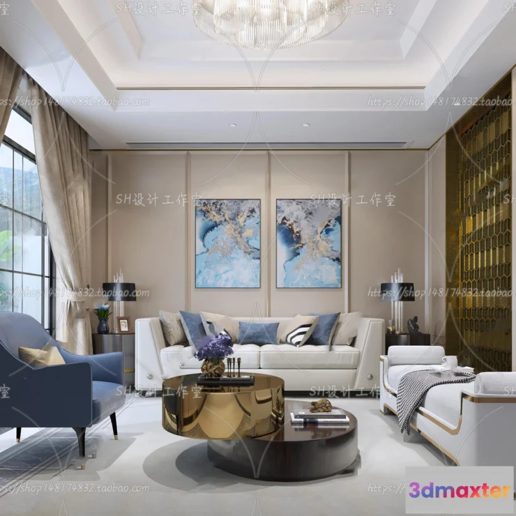 1117654 - LIVING ROOM 3D SCENES - VRAY RENDER - 196