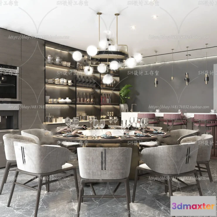 1117660 - LIVING ROOM 3D SCENES - VRAY RENDER - 199