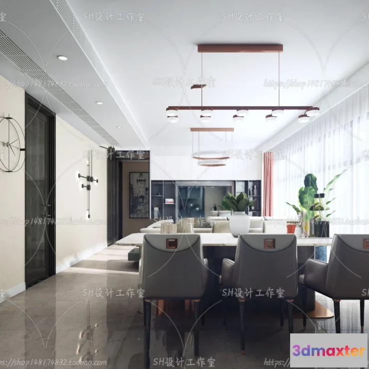 1117740 - LIVING ROOM 3D SCENES - VRAY RENDER - 239
