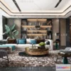 1117744 - LIVING ROOM 3D SCENES - VRAY RENDER - 241