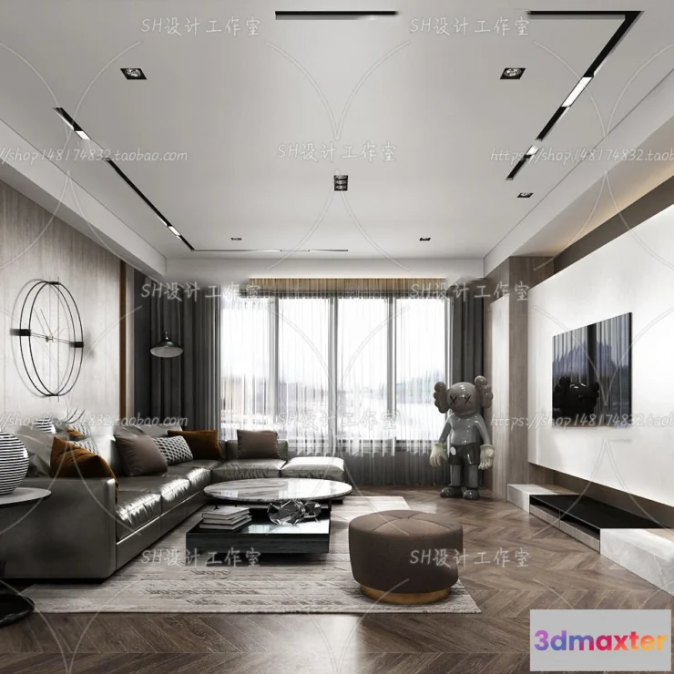 1117780 - LIVING ROOM 3D SCENES - VRAY RENDER - 259