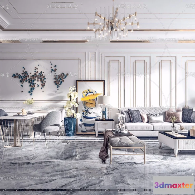 1117816 - LIVING ROOM 3D SCENES - VRAY RENDER - 277