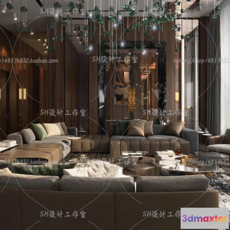 1117850 - LIVING ROOM 3D SCENES - VRAY RENDER - 294