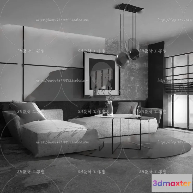 1117852 - LIVING ROOM 3D SCENES - VRAY RENDER - 295