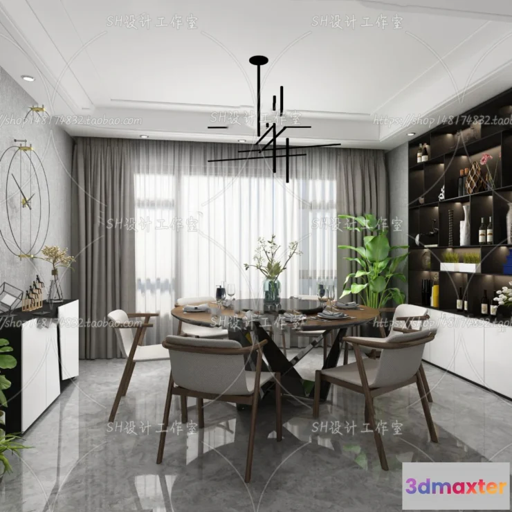 1117862 - LIVING ROOM 3D SCENES - VRAY RENDER - 300