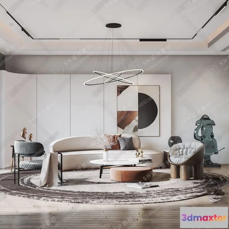 1117918 - LIVING ROOM 3D SCENES - VRAY RENDER - 328