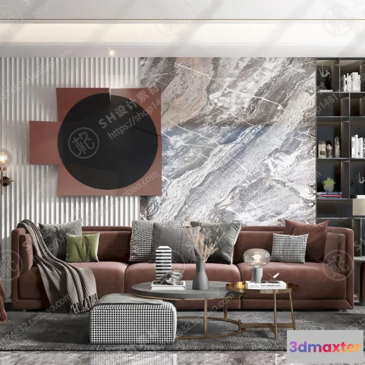 1117932 - LIVING ROOM 3D SCENES - VRAY RENDER - 335