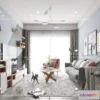 1117942 - LIVING ROOM 3D SCENES - VRAY RENDER - 340