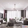 1117944 - LIVING ROOM 3D SCENES - VRAY RENDER - 341