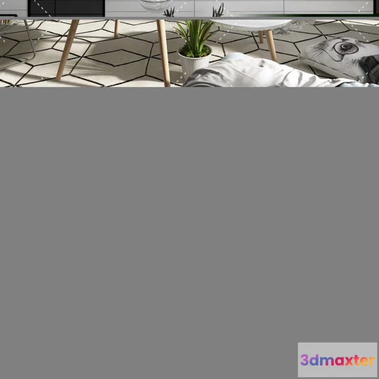 1117954 - LIVING ROOM 3D SCENES - VRAY RENDER - 346