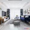1117992 - LIVING ROOM 3D SCENES - VRAY RENDER - 365