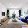 1117996 - LIVING ROOM 3D SCENES - VRAY RENDER - 367