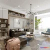 1118014 - LIVING ROOM 3D SCENES - VRAY RENDER - 376
