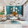 1118070 - LIVING ROOM 3D SCENES - VRAY RENDER - 404