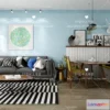 1118084 - LIVING ROOM 3D SCENES - VRAY RENDER - 411
