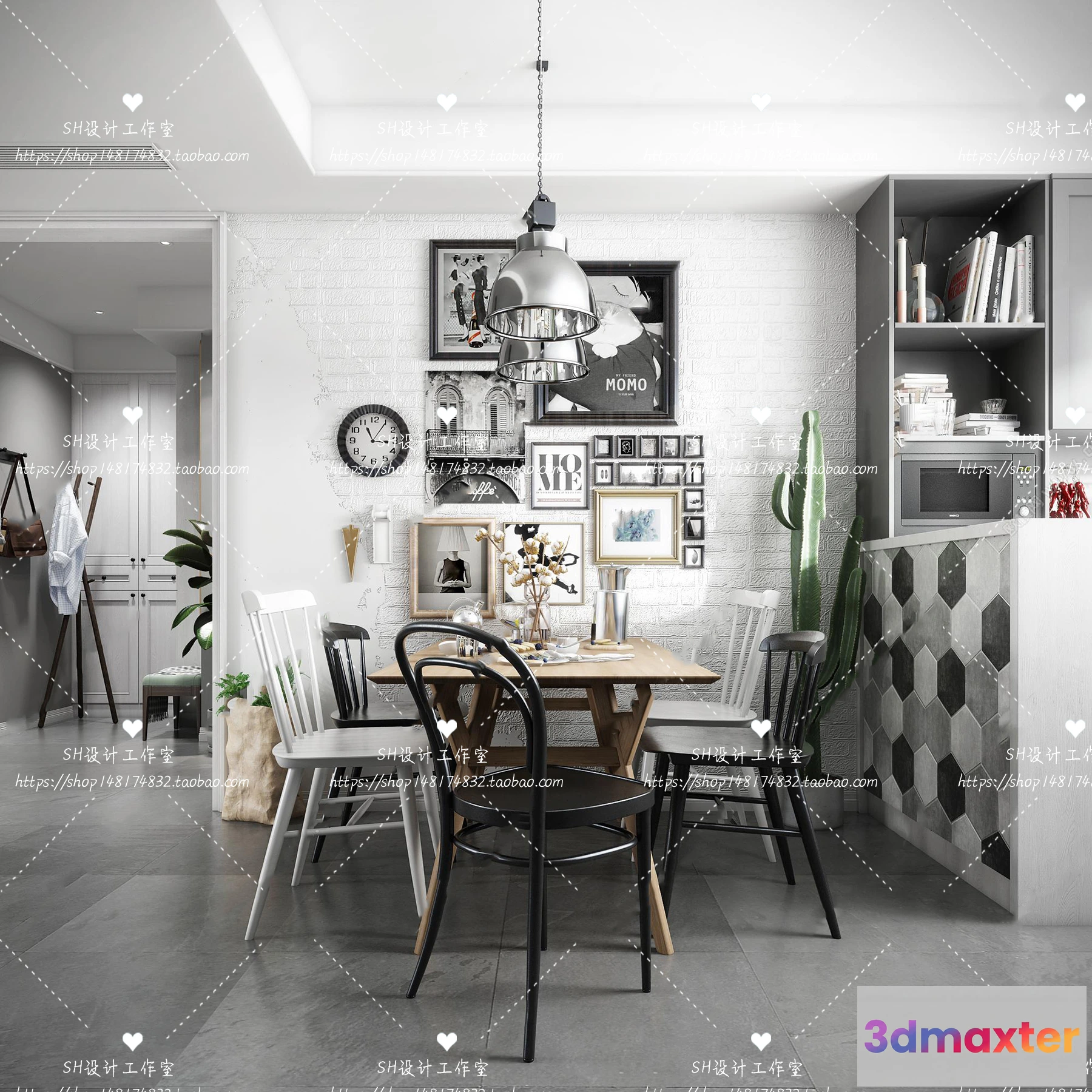 1118092 - LIVING ROOM 3D SCENES - VRAY RENDER - 415