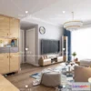1118100 - LIVING ROOM 3D SCENES - VRAY RENDER - 419