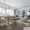 1118112 - LIVING ROOM 3D SCENES - VRAY RENDER - 425