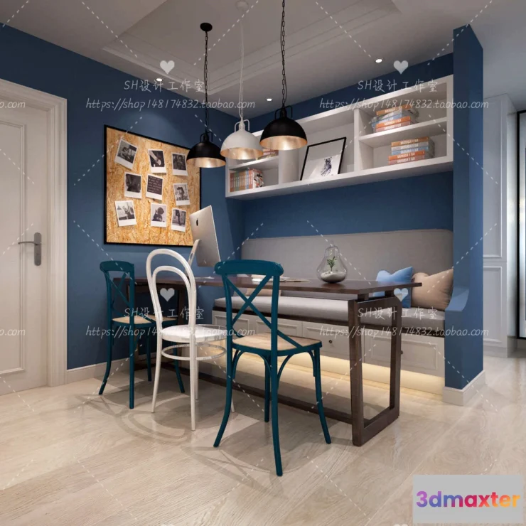 1118146 - LIVING ROOM 3D SCENES - VRAY RENDER - 442