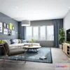 1118254 - LIVING ROOM 3D SCENES - VRAY RENDER - 496
