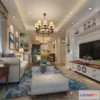 1118364 - LIVING ROOM 3D SCENES - VRAY RENDER - 551