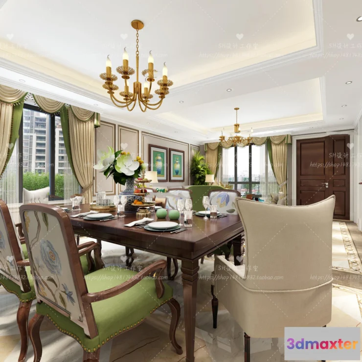 1118368 - LIVING ROOM 3D SCENES - VRAY RENDER - 553