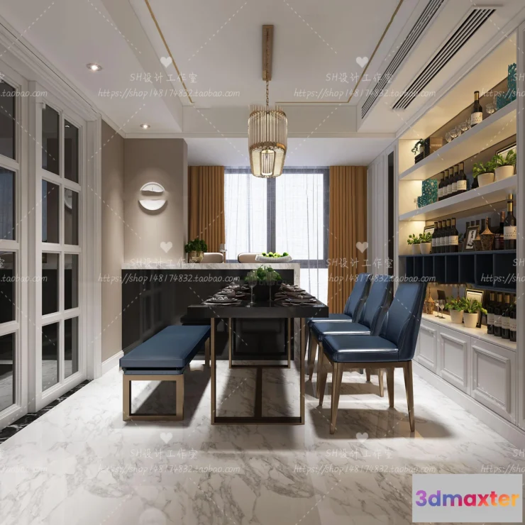 1118376 - LIVING ROOM 3D SCENES - VRAY RENDER - 557