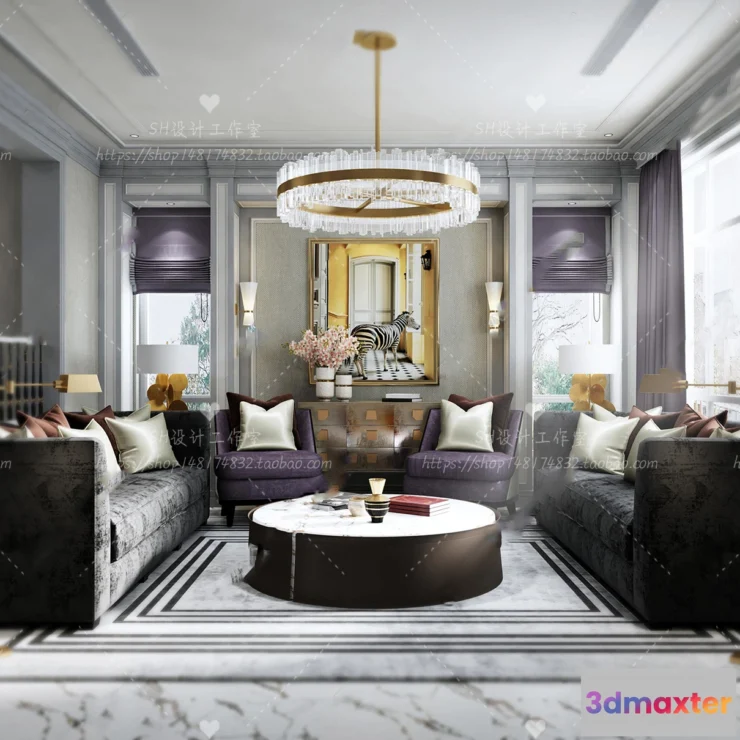 1118400 - LIVING ROOM 3D SCENES - VRAY RENDER - 569