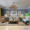 1118480 - LIVING ROOM 3D SCENES - VRAY RENDER - 609