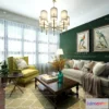 1118494 - LIVING ROOM 3D SCENES - VRAY RENDER - 616