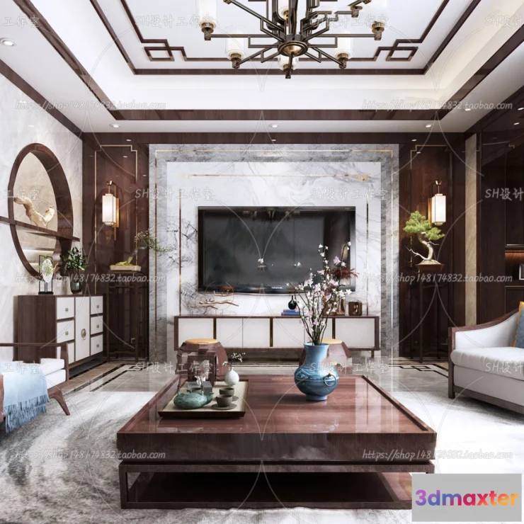 1118546 - LIVING ROOM 3D SCENES - VRAY RENDER - 642