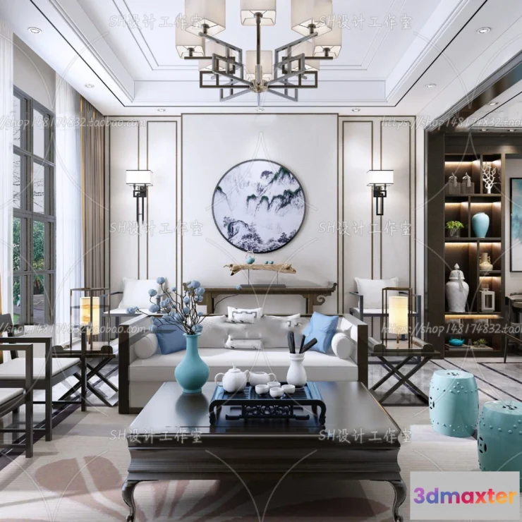 1118590 - LIVING ROOM 3D SCENES - VRAY RENDER - 664