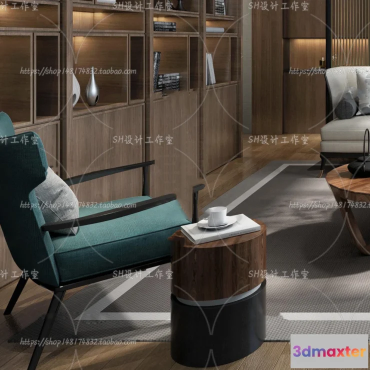 1118592 - LIVING ROOM 3D SCENES - VRAY RENDER - 665